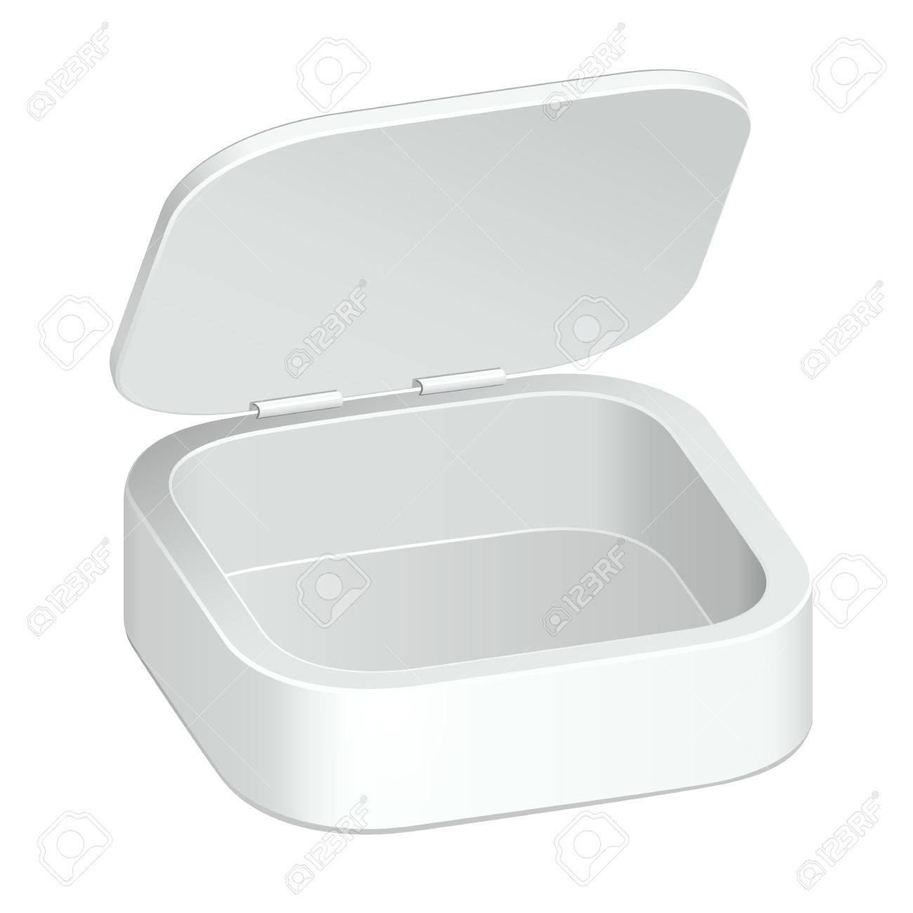 Ffnen Sie Weiss Product Plastic Package Runde Ecken Box Auf Weissem Hintergrund Lizenzfrei Nutzbare Vektorgrafiken Clip Arts Illustrationen Image 35859513