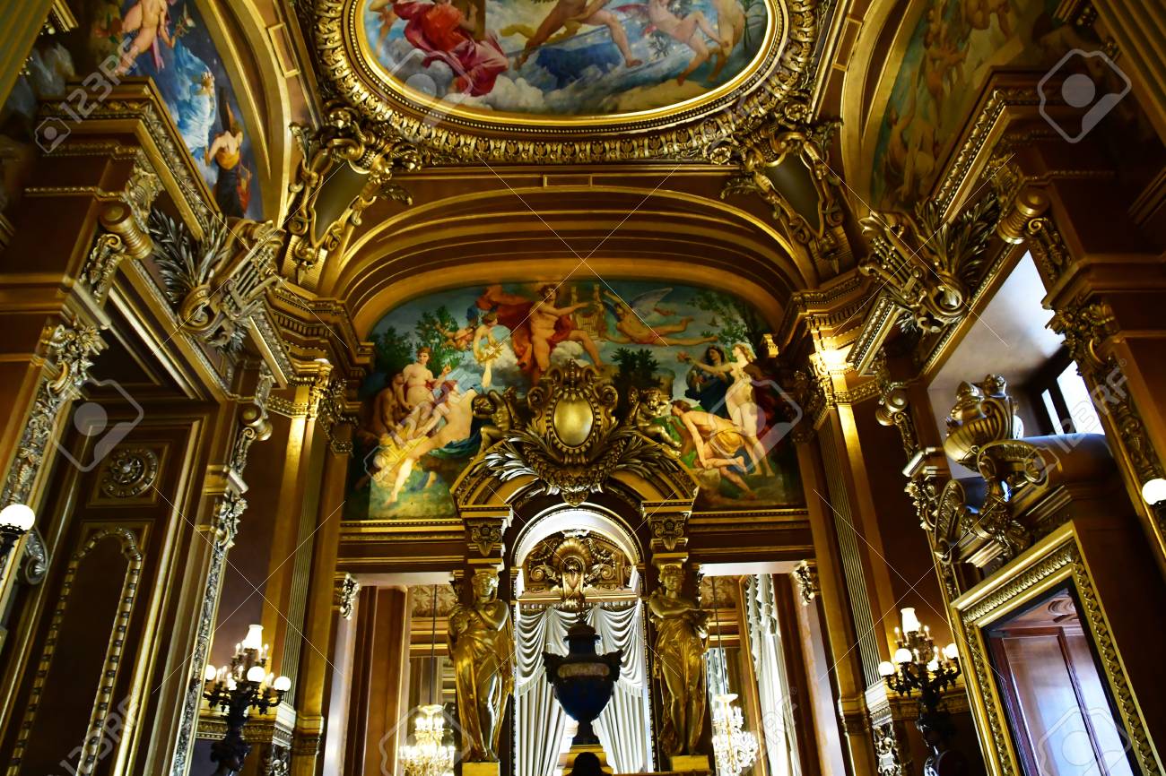 Paris France August 4 2018 The Grand Foyer Of The Opera
