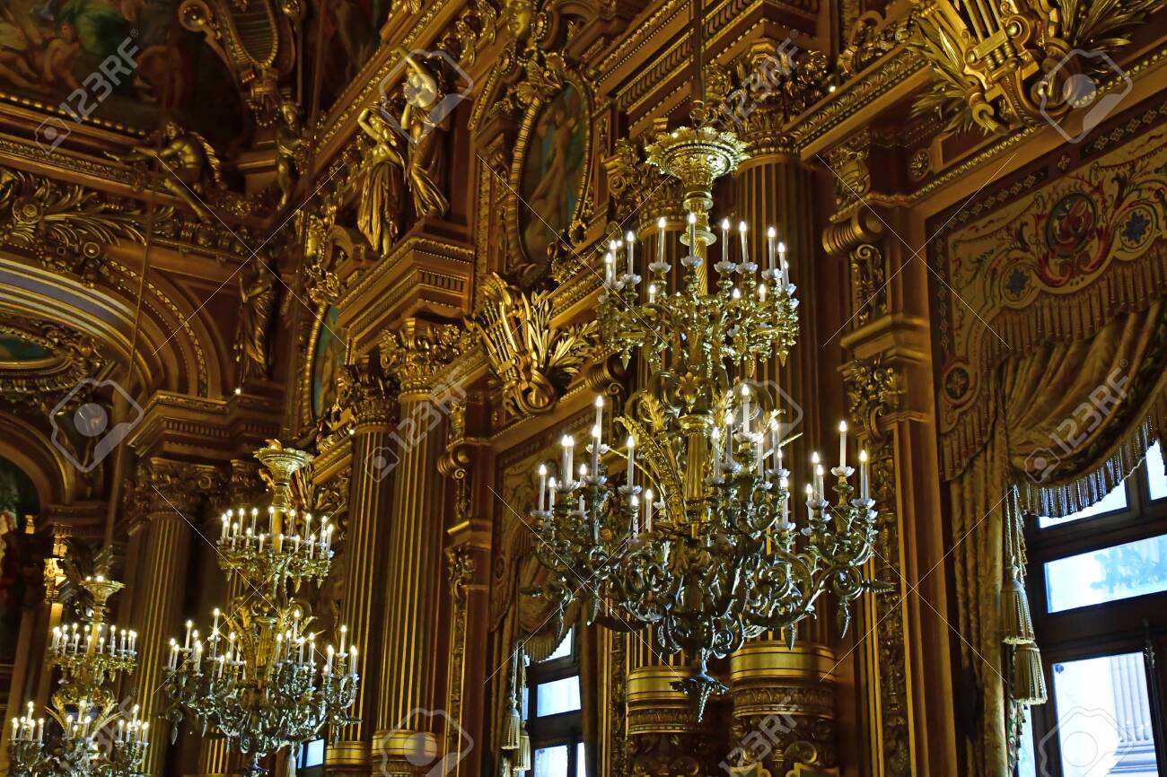 Paris France August 4 2018 The Grand Foyer Of The Opera