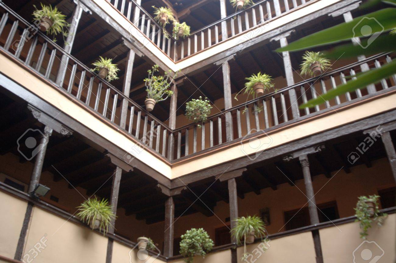 ancient medieval mansion corrala santiago in the city of granada university of granada