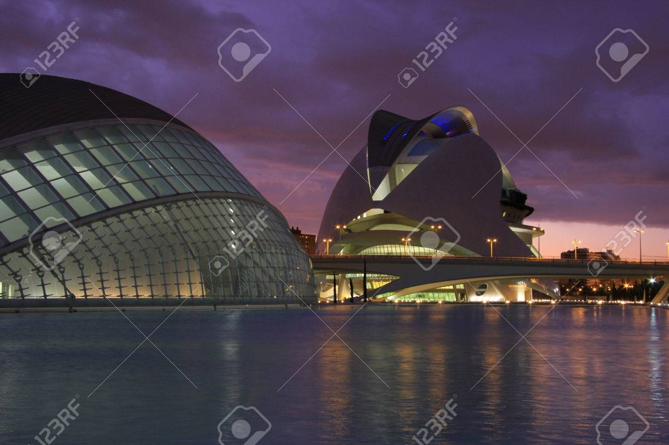 Città delle arti e delle scienze di valencia foto royalty free ... Citta delle arti e delle scienze di valencia