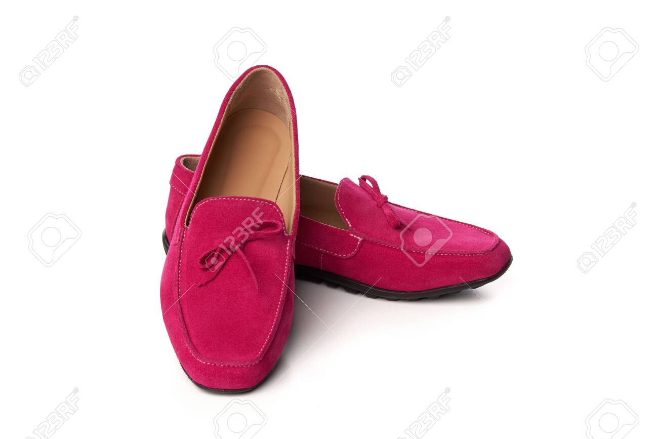 pink moccasins