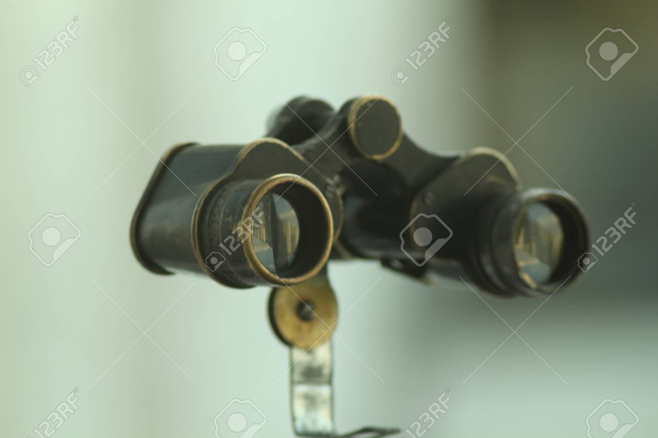 vintage military binoculars