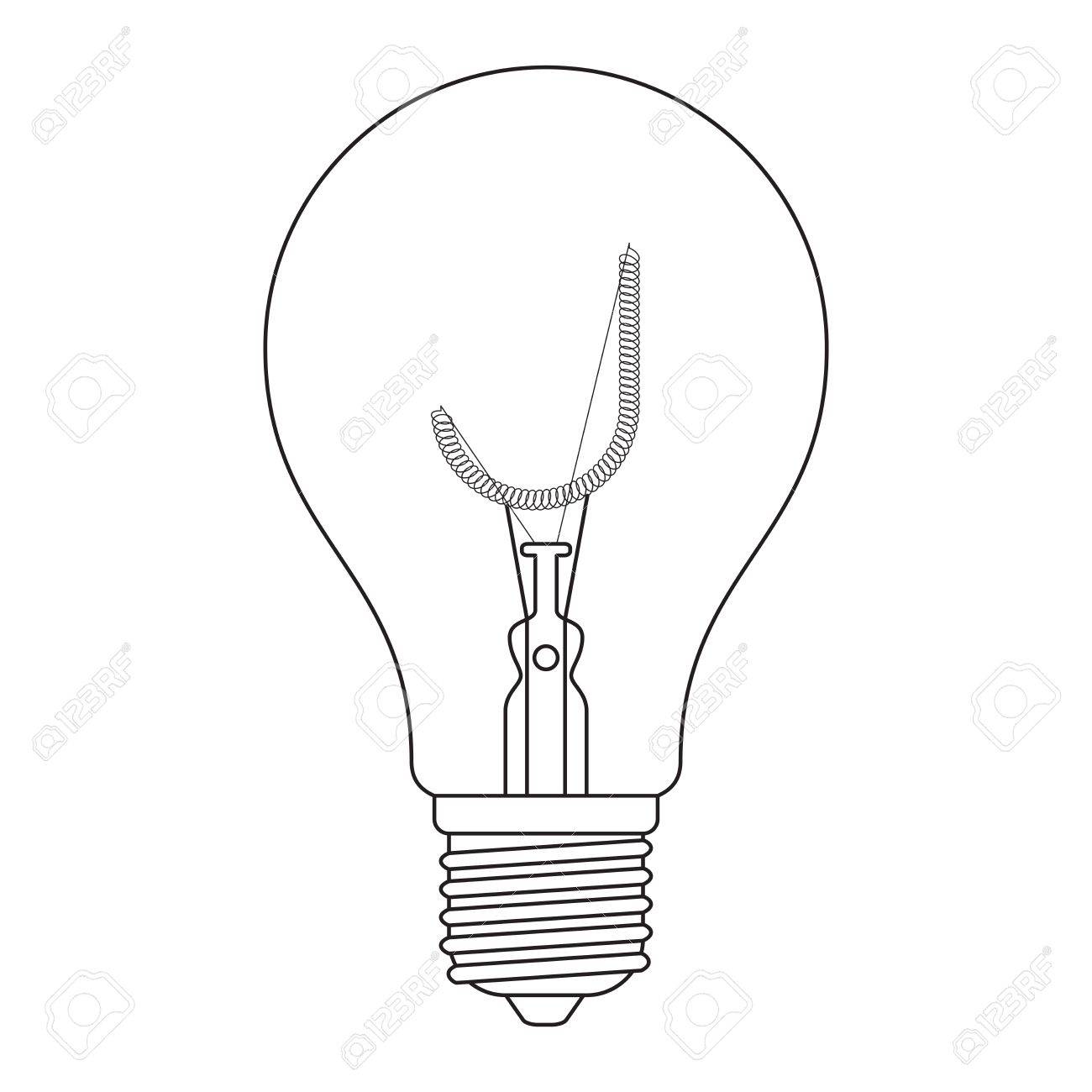 the letter j in the alphabet incandescent light bulb set outline letter j outline