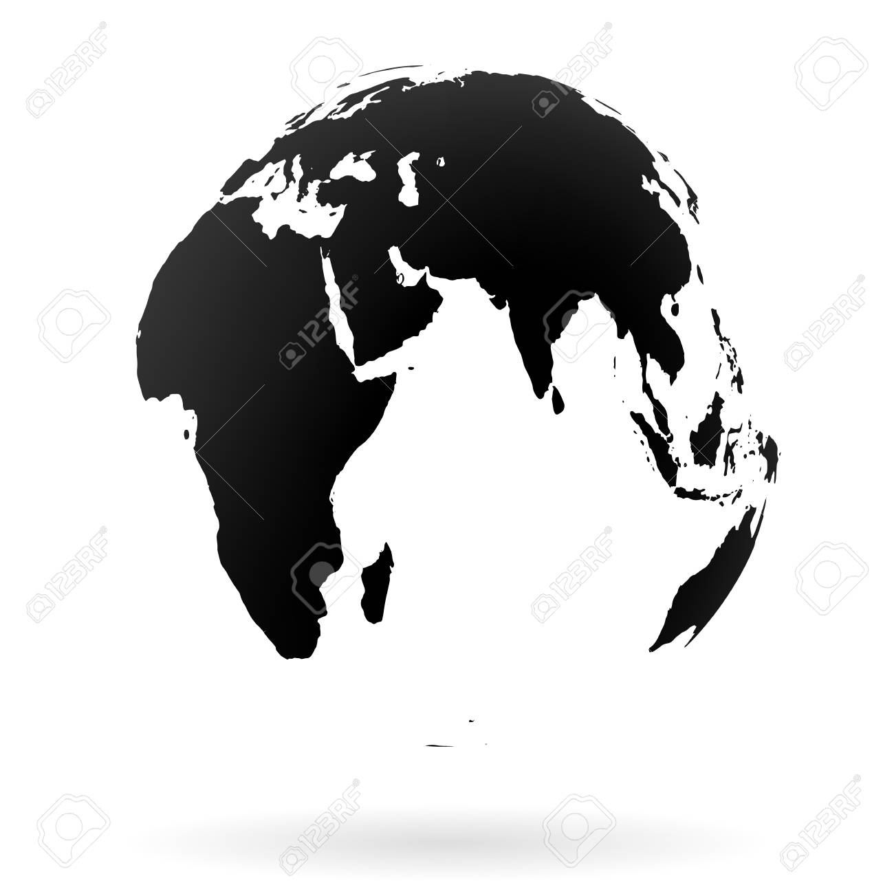 highly detailed earth globe symbol arabian countries china royalty free cliparts vectors and stock illustration image 68349926 highly detailed earth globe symbol arabian countries china