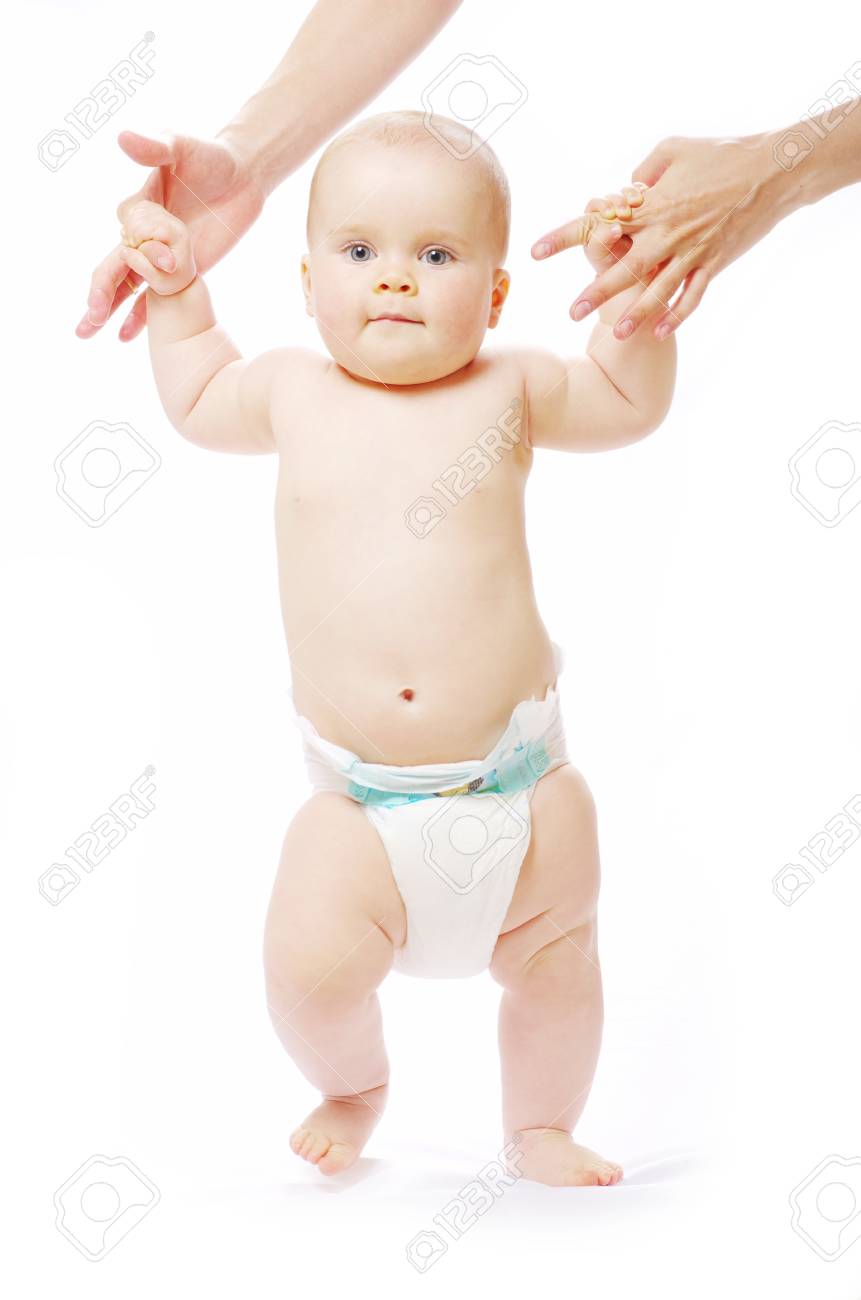 Standing Baby Isolated On White Stock Photo Picture And Royalty Free Image Image Standing Baby Isolated On White Stock Photo Picture And Royalty Free Image Image