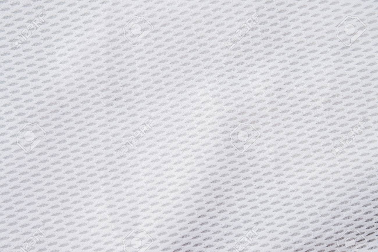ホワイト スポーツ衣類生地ジャージー テクスチャ の写真素材 画像素材 Image