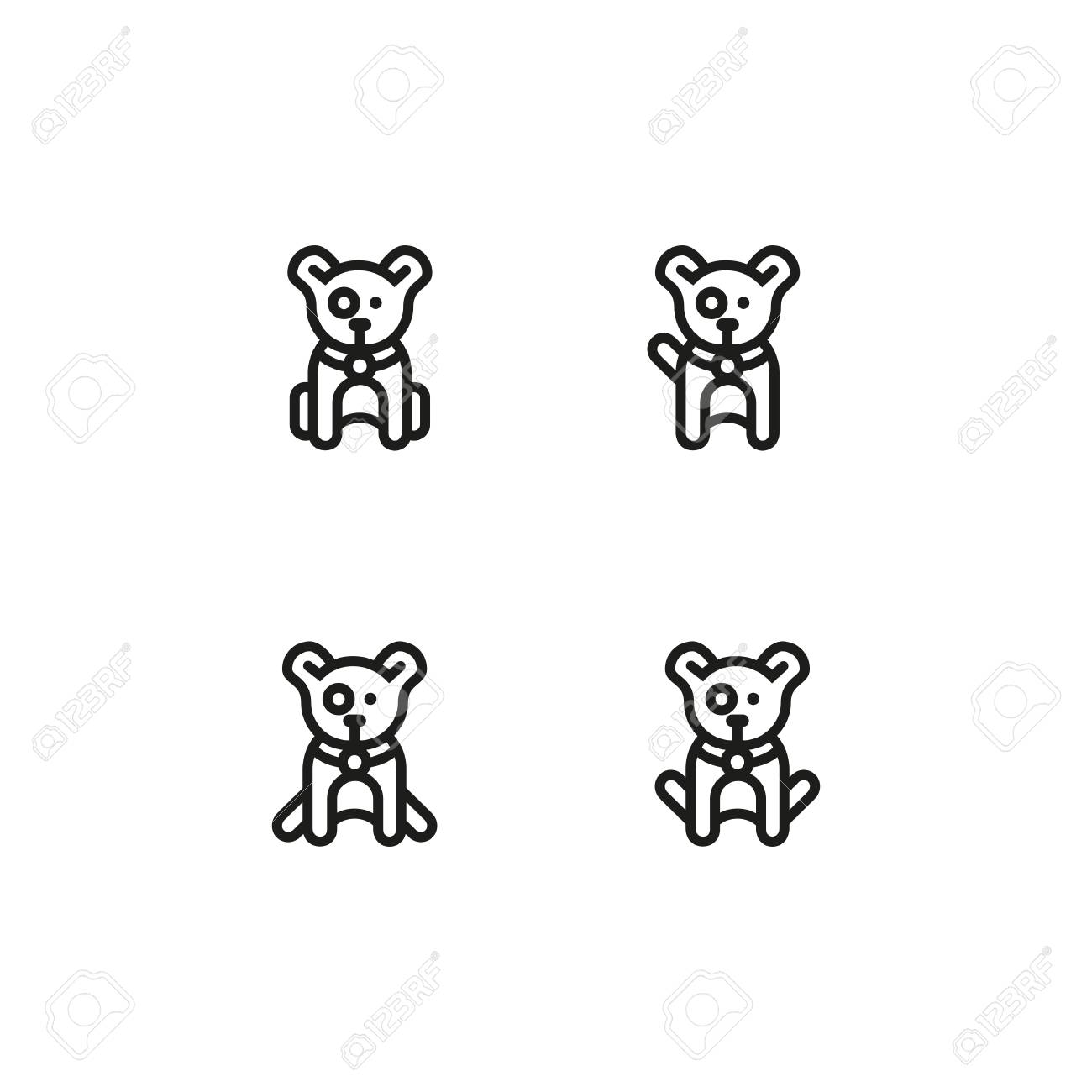 看板犬 アイコンの形で のイラスト素材 ベクタ Image 看板犬 アイコンの形で のイラスト素材 ベクタ Image