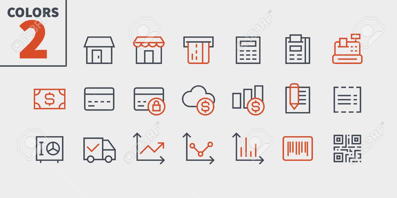 쇼핑 픽셀 완벽 하 게 만들어진 벡터 선 아이콘 48 X 48 편집 가능한 선 웹 그래픽 및 애플 리 케이 션에 대 한 24x24  그리드에 대 한 준비. 간단한 최소 픽토그램