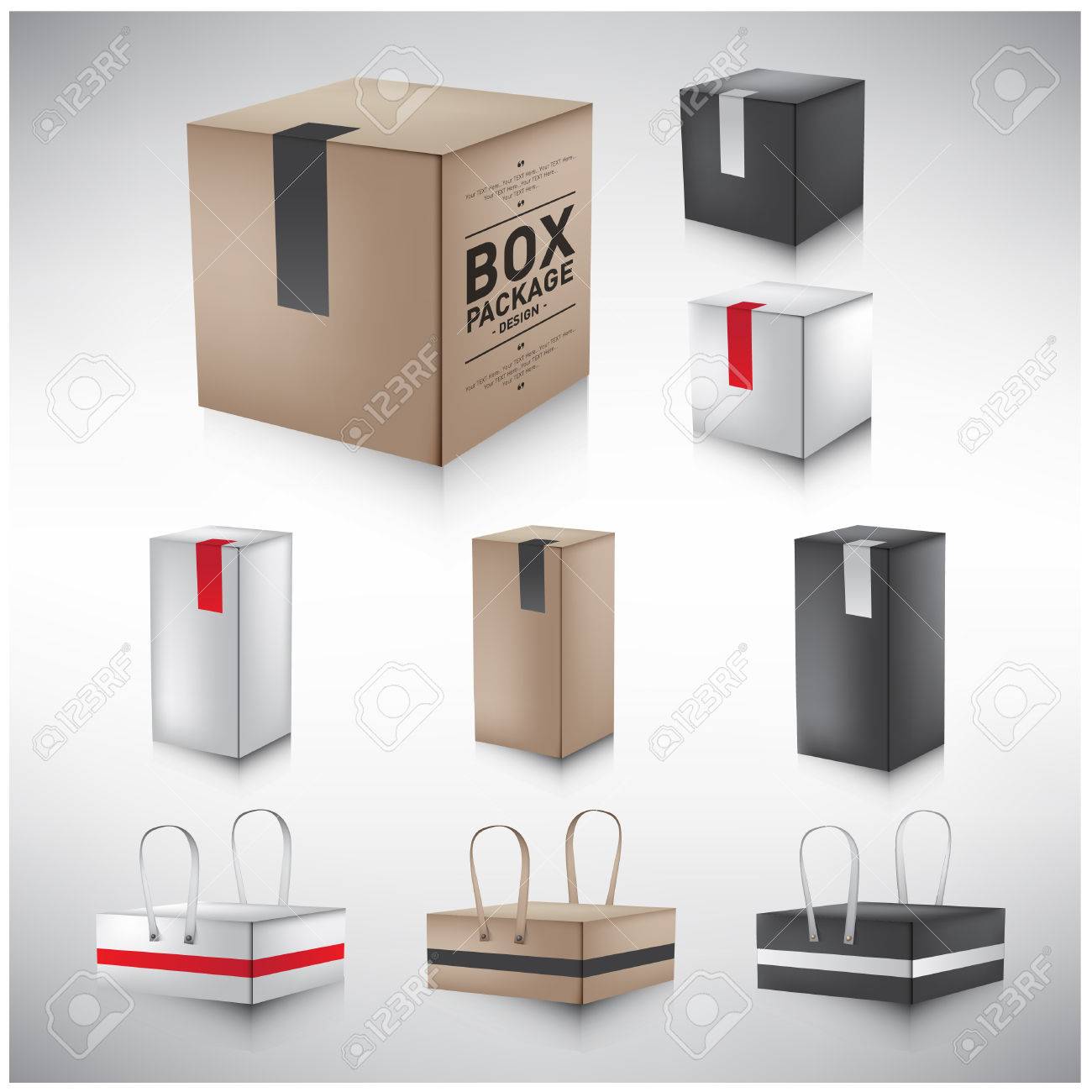 box package design royalty