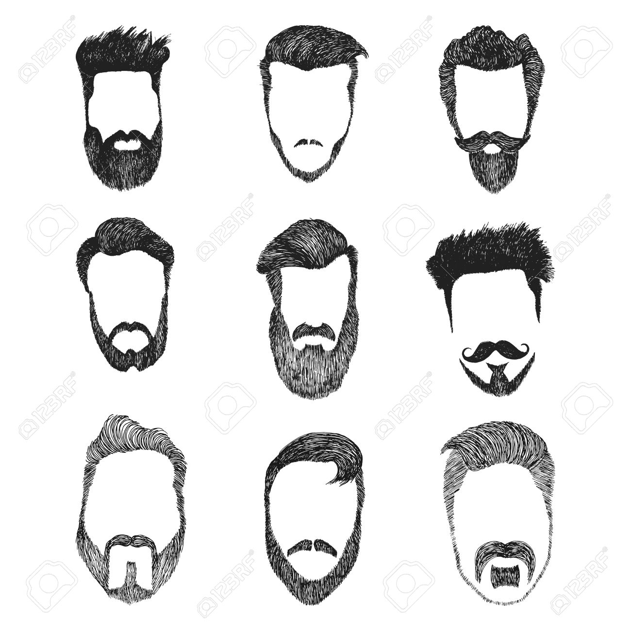 style de coupe de barbe