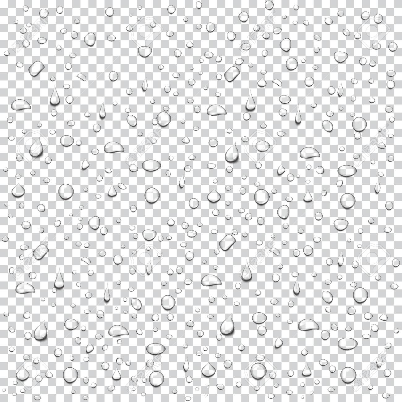 透明な背景を削除します リアルな水の雨は ベクトルを削除します 凝縮液滴 デザインとビジネスのための図 のイラスト素材 ベクタ Image
