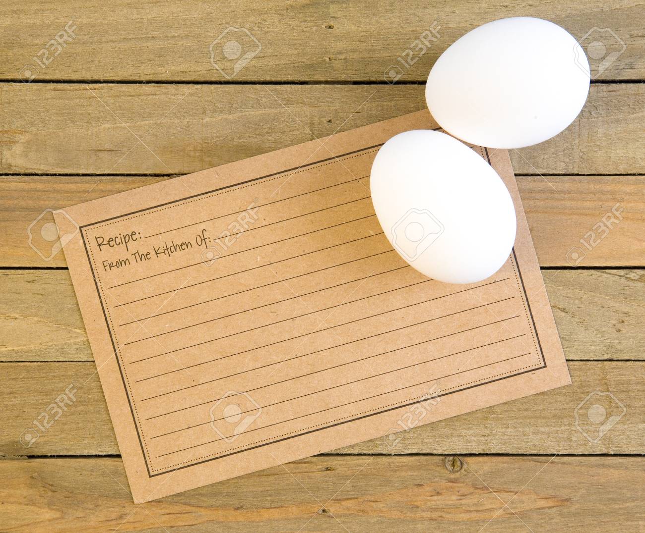 baking background with customizable recipe card stock photo picture recipe card background