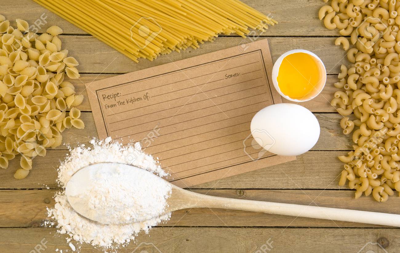 baking background with customizable recipe card stock photo picture recipe card background