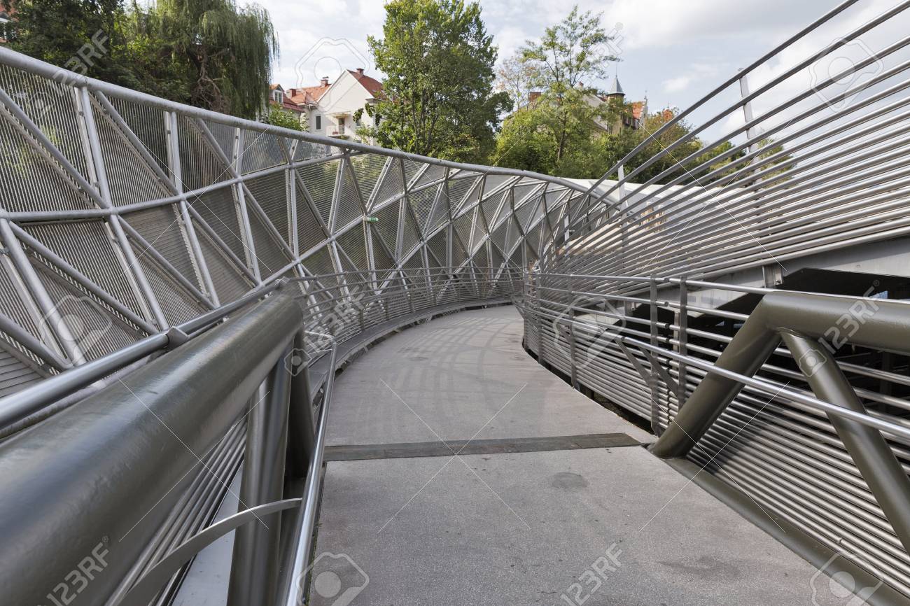Graz Austria September 11 2015 Walking Pass On The Artificial - 