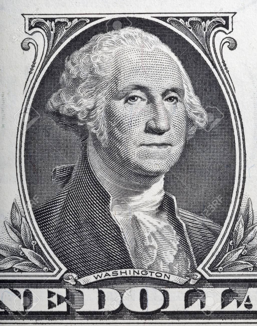 Macro Of George Washington Face On One Dollar Bill Stock P O 65017549 Macro Of George Washington Face On One Dollar Bill Stock P O 65017549