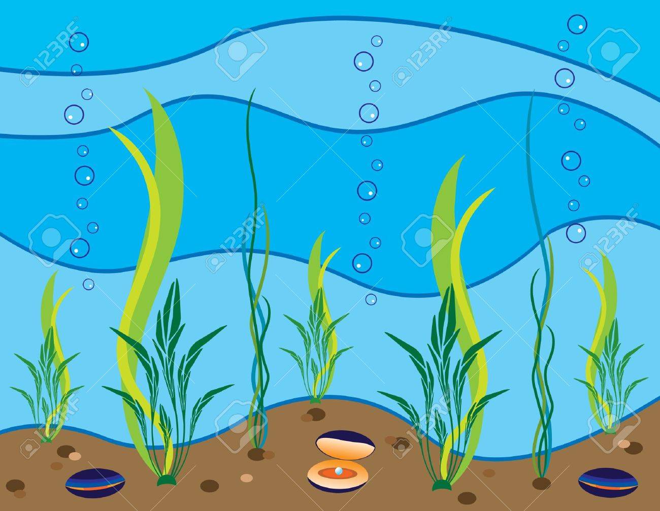 seascape with underwater fauna - 9517673 seascape with underwater fauna - 9517673