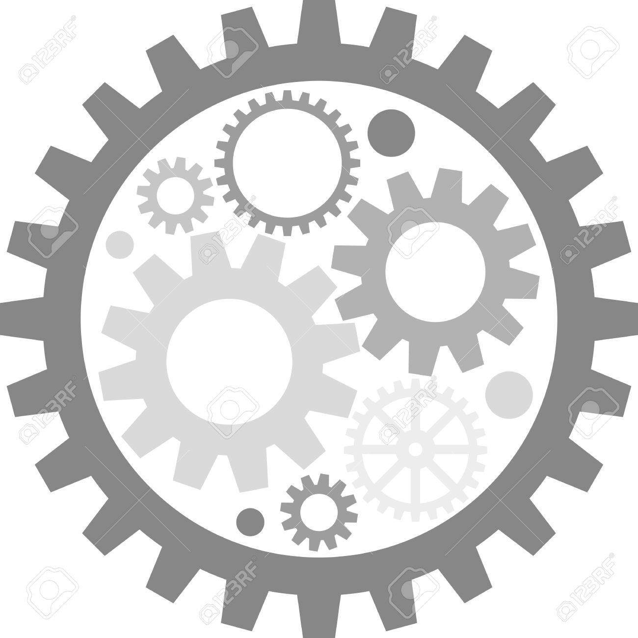 flat image of metal gears - 44580427 flat image of metal gears - 44580427