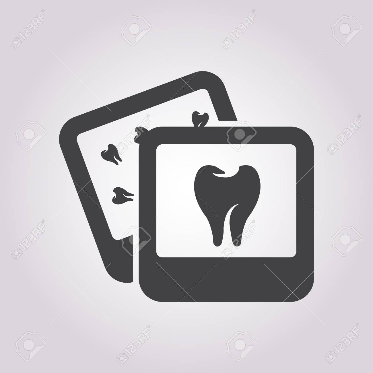 現代の B アイコン歯が欠けるのベクトル イラスト のイラスト素材 ベクタ Image