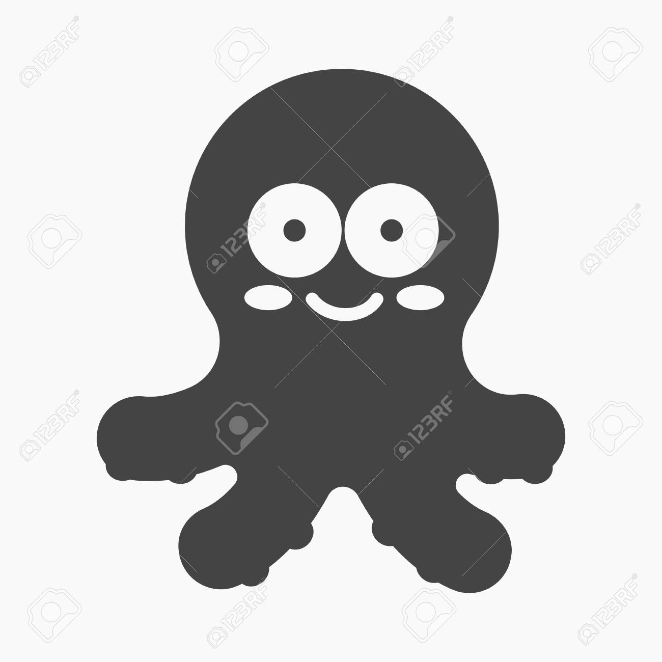 黒タコのアイコン Web や携帯電話のイラスト のイラスト素材 ベクタ Image 黒タコのアイコン Web や携帯電話のイラスト のイラスト素材 ベクタ Image