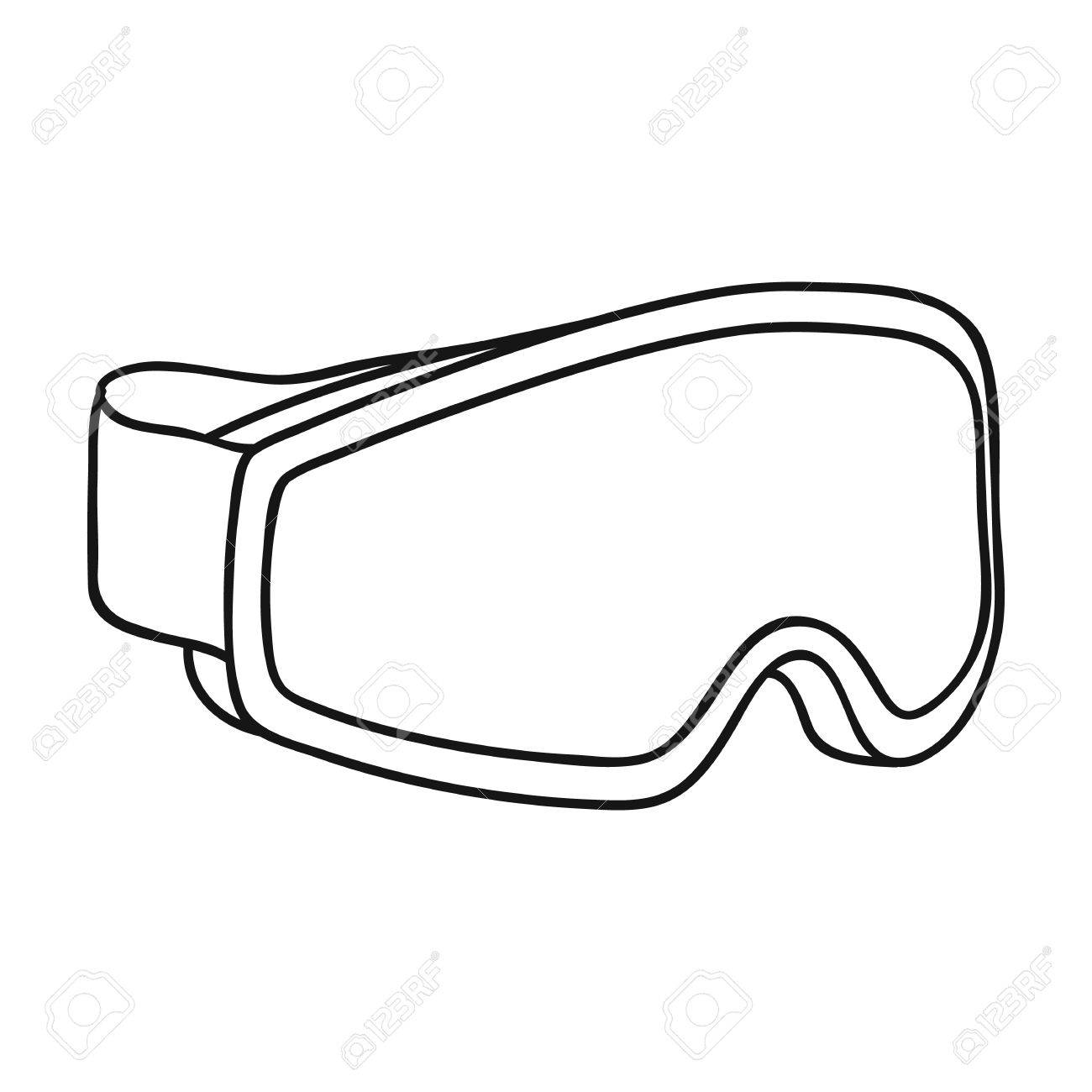 goggles outline