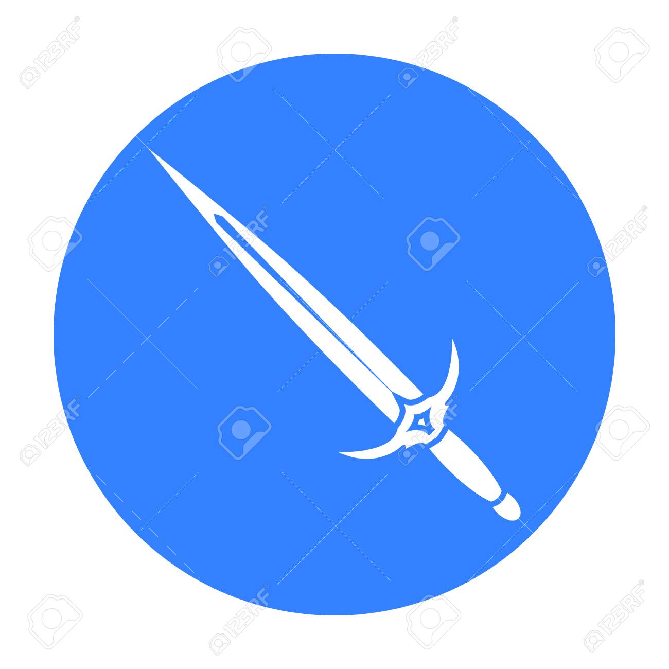 Swords Icon Stock Photos and Images - 123RF