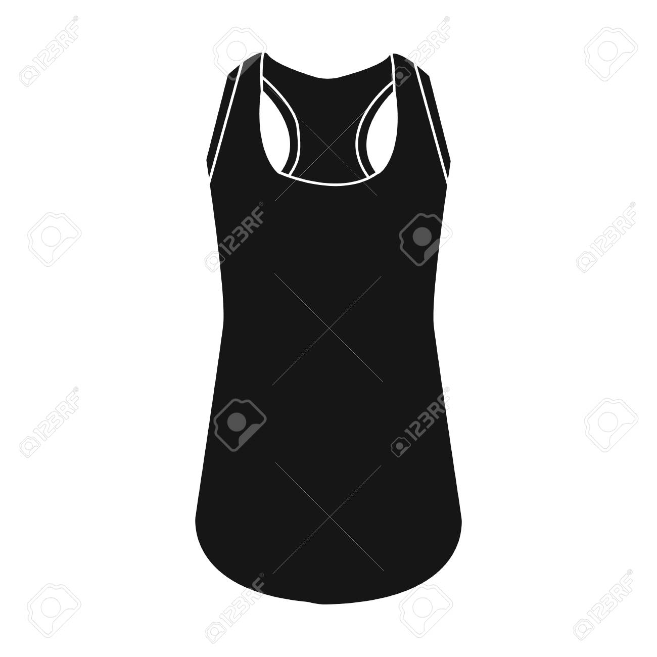camiseta deportiva negra