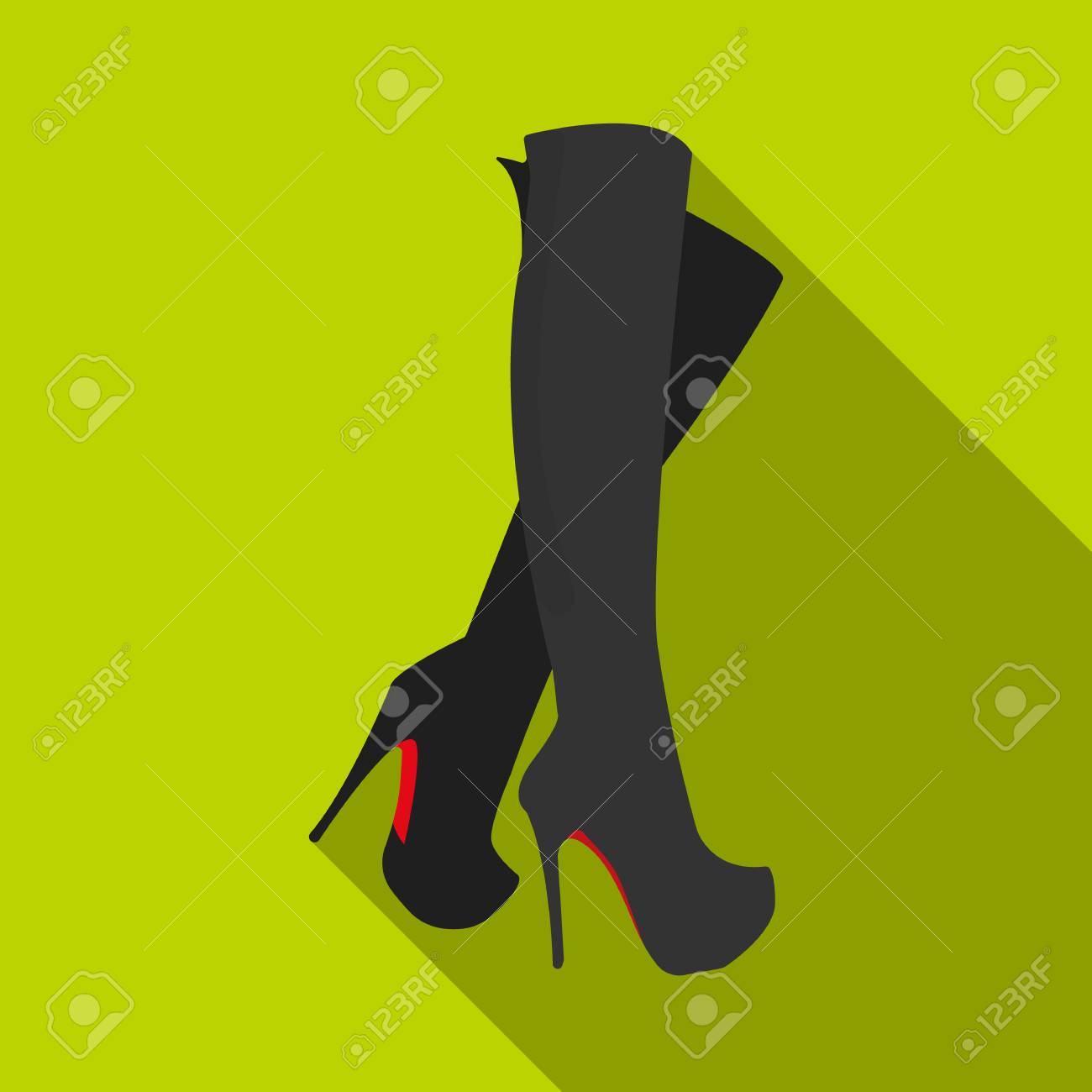 zapatos de mujer con suela roja