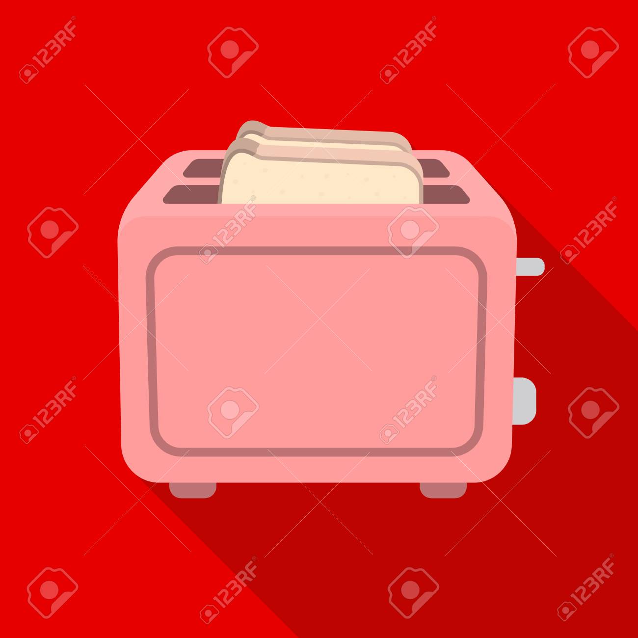 Icona di tostapane in stile nero isolato su priorità bassa bianca. Illustrazione di stock di simbolo di famiglia degli elettrodomestici. Icona di tostapane in stile nero isolato su priorità bassa bianca. Illustrazione di stock di simbolo di famiglia degli elettrodomestici.