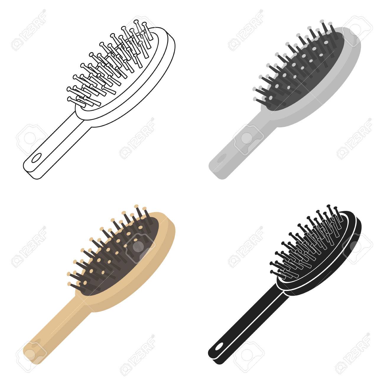 漫画のスタイルの白い背景で隔離のヘアブラシ アイコン シンボル株式ベクトル図を確認します のイラスト素材 ベクタ Image 漫画のスタイルの白い背景で隔離のヘアブラシ アイコン シンボル株式ベクトル図を確認します のイラスト素材 ベクタ Image