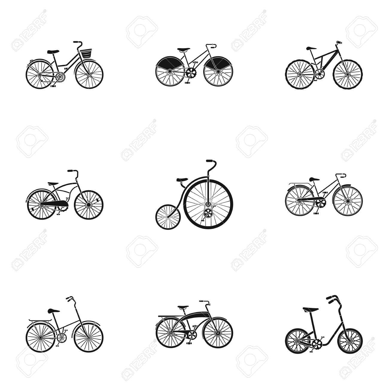 different bike frames