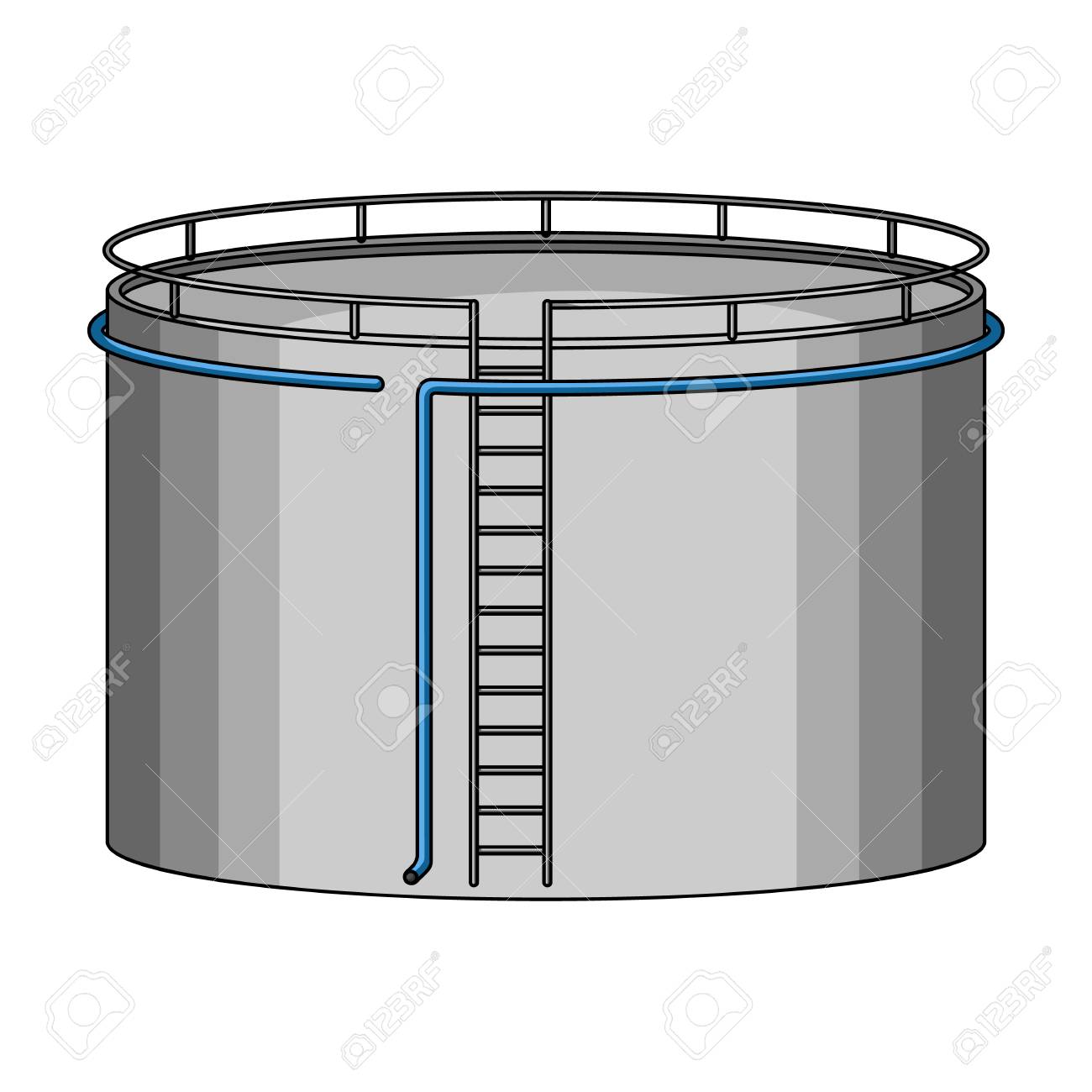 Tanque De Almacenamiento De Fútbol Creativo De Dibujos Anima Tanque De Almacenamiento De Fútbol Creativo De Dibujos Anima