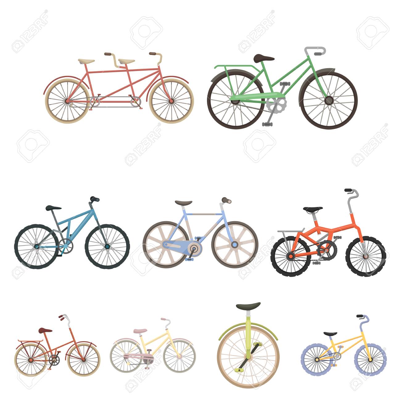 different bike frames