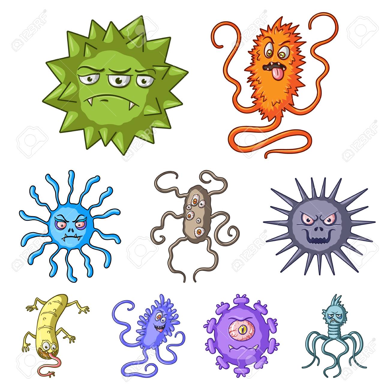 bacterias dañinas imagenes