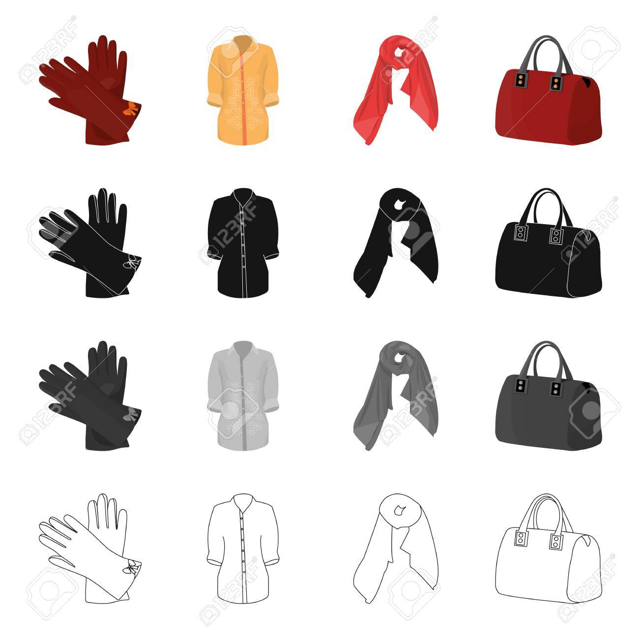 Gants Pour Femme, Manteau De Fourrure, écharpe, Mouchoir GANT Manteau Femme: : Vêtements et accessoires