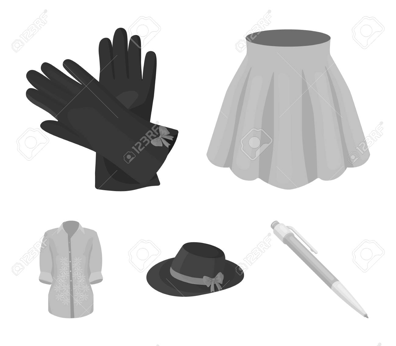 womens hat and gloves