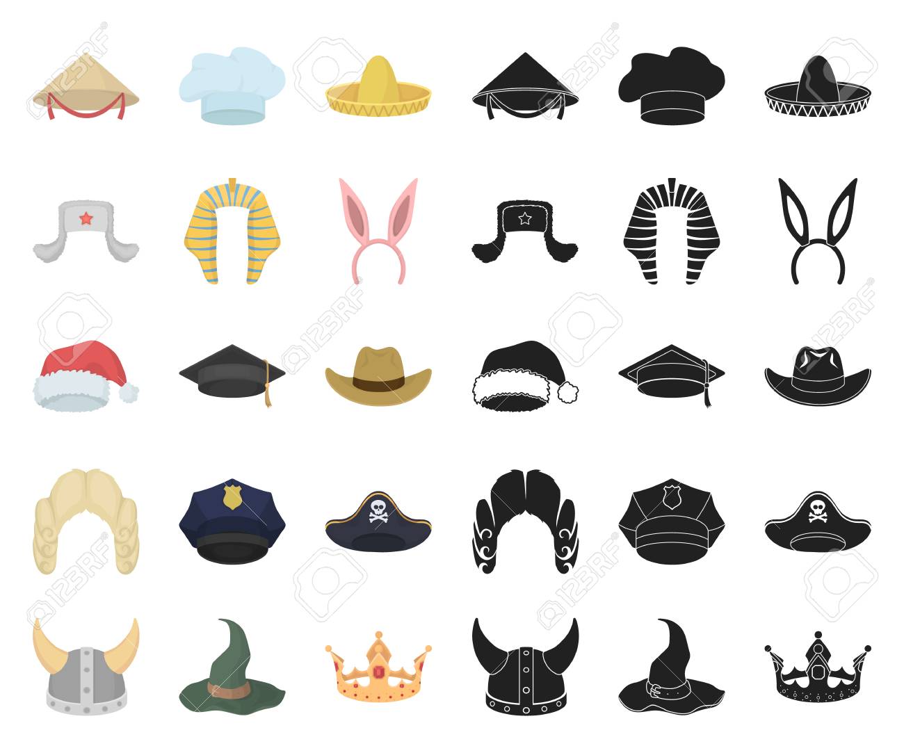 kinds of hats with pictures