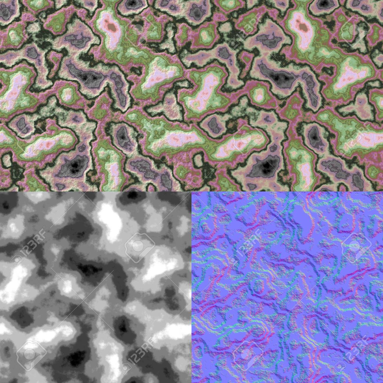 層状石シームレスなテクスチャの生成 拡散 バンプとノーマル マップ の写真素材 画像素材 Image 33246722