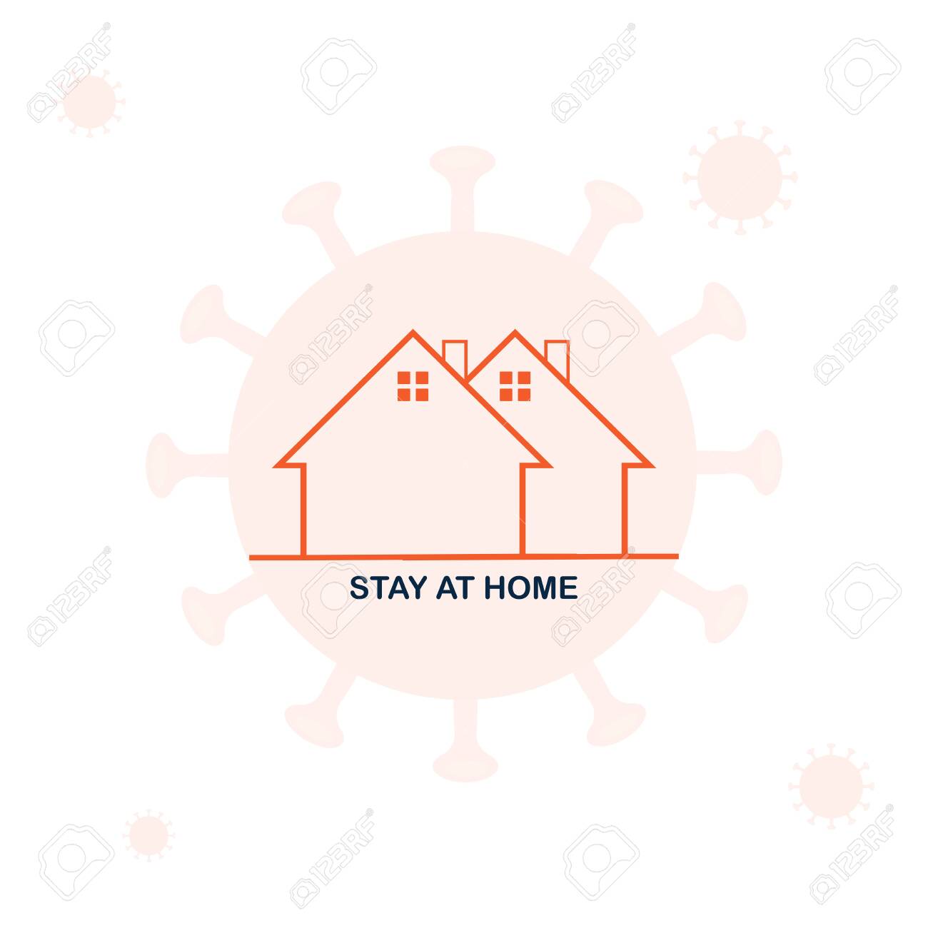 Novel Coronavirus (2019-nCoV). Stay at Home Order icon. A Stay at Home order is the Governor directing people to avoid going out in public unless it is absolutely necessary - 143045445 Novel Coronavirus (2019-nCoV). Stay at Home Order icon. A Stay at Home order is the Governor directing people to avoid going out in public unless it is absolutely necessary - 143045445
