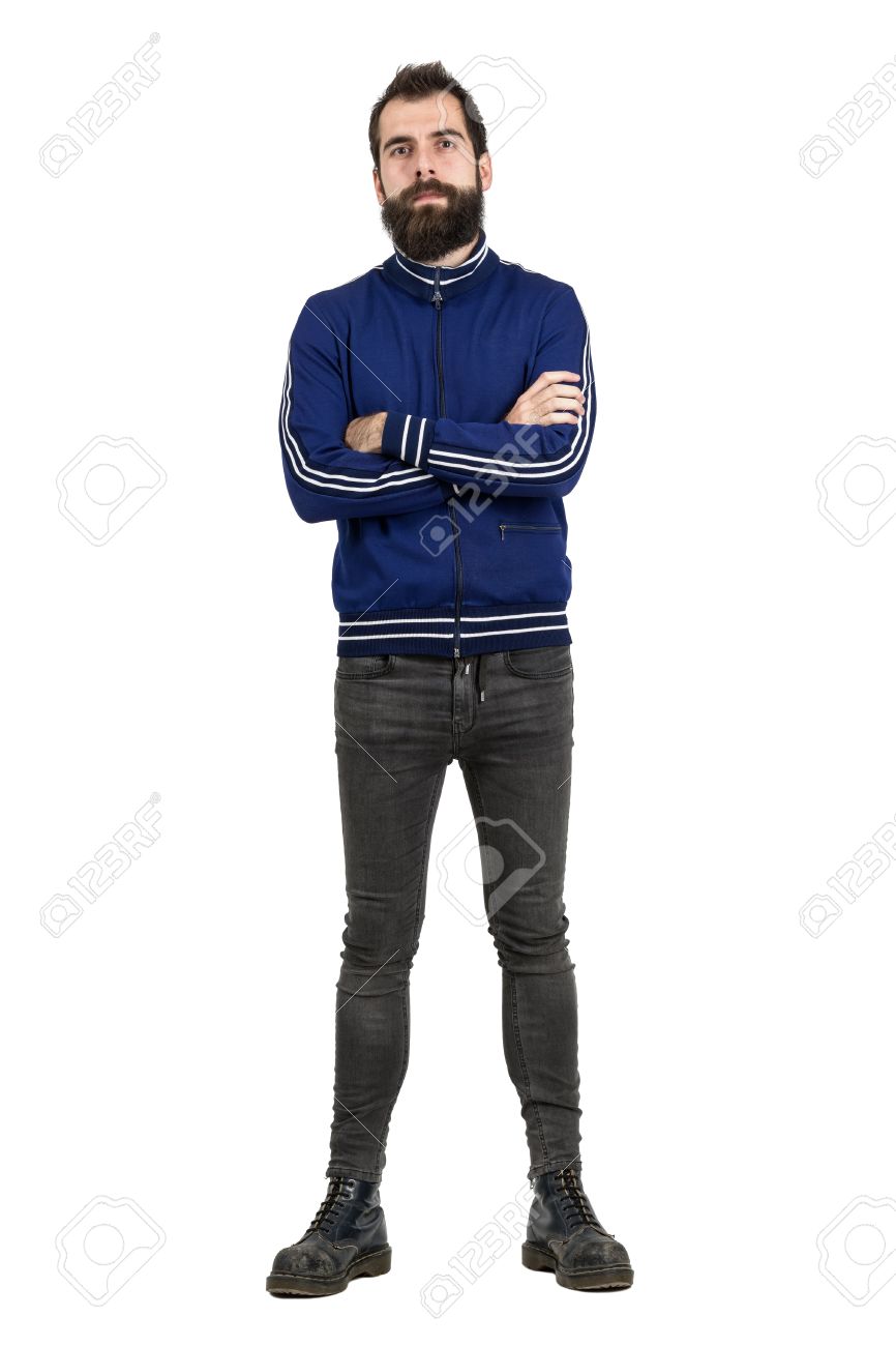 man in tracksuit