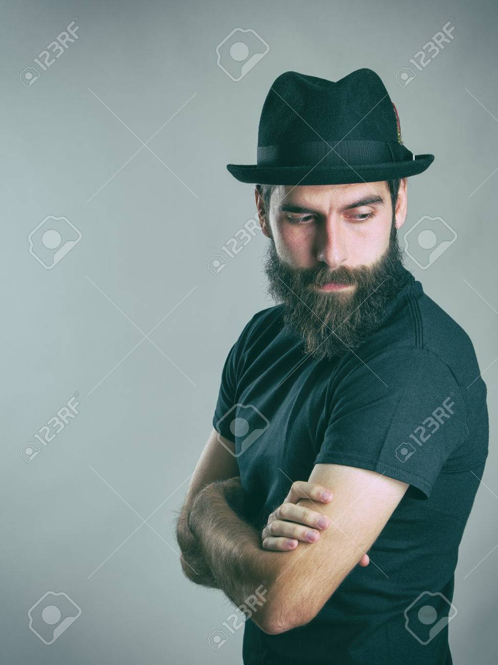 man wearing hat