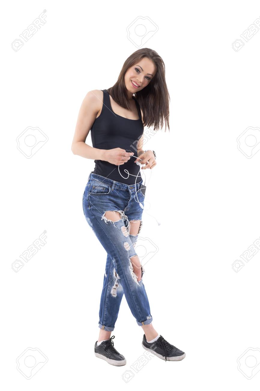 full torn jeans