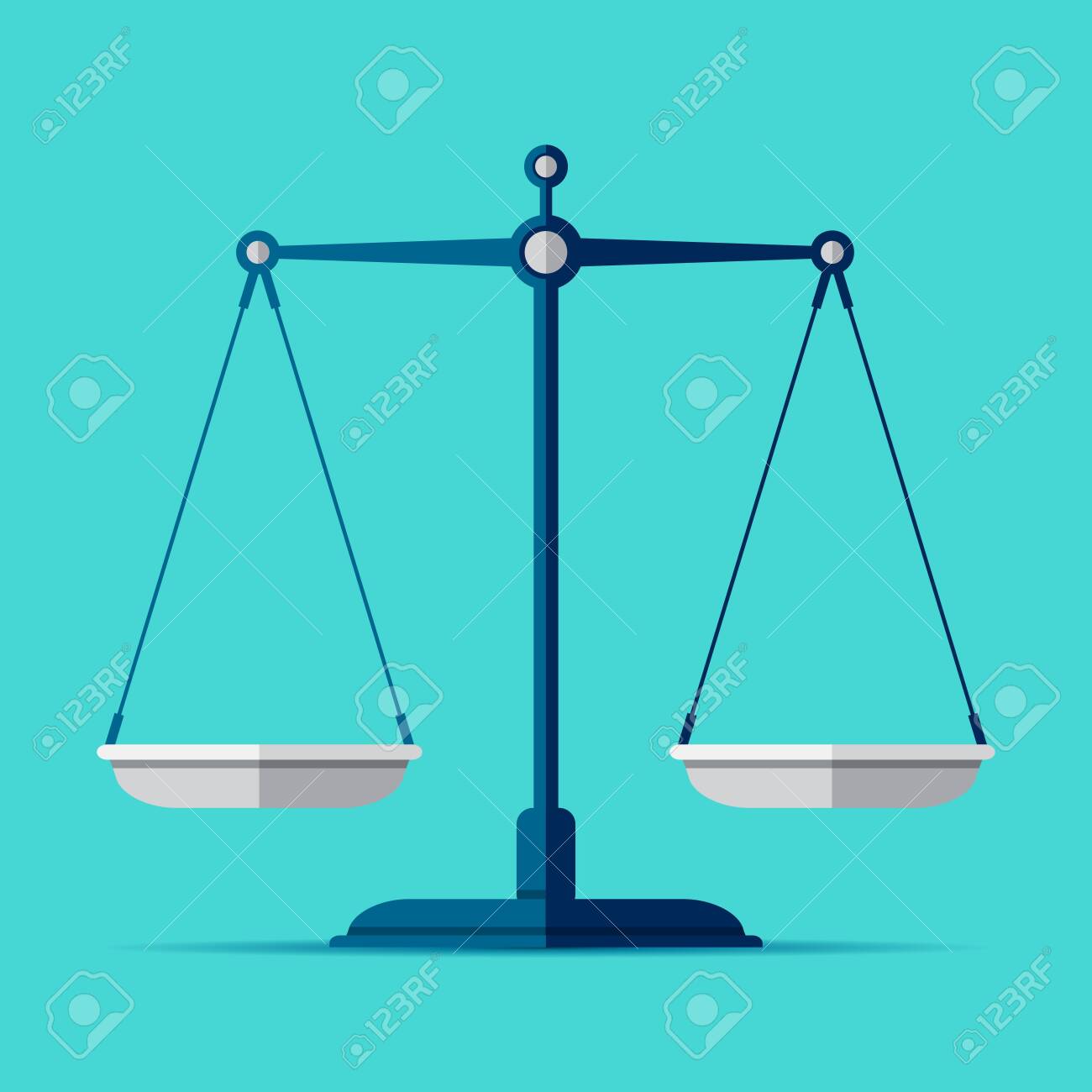 Scales icon in flat style. Libra symbol, balance sign. Vector design element for you project on color background - 143261906 Scales icon in flat style. Libra symbol, balance sign. Vector design element for you project on color background - 143261906