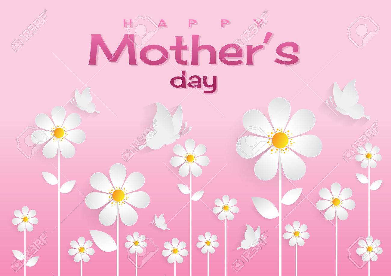 happy mother s day sweet flower background can be use for greeting