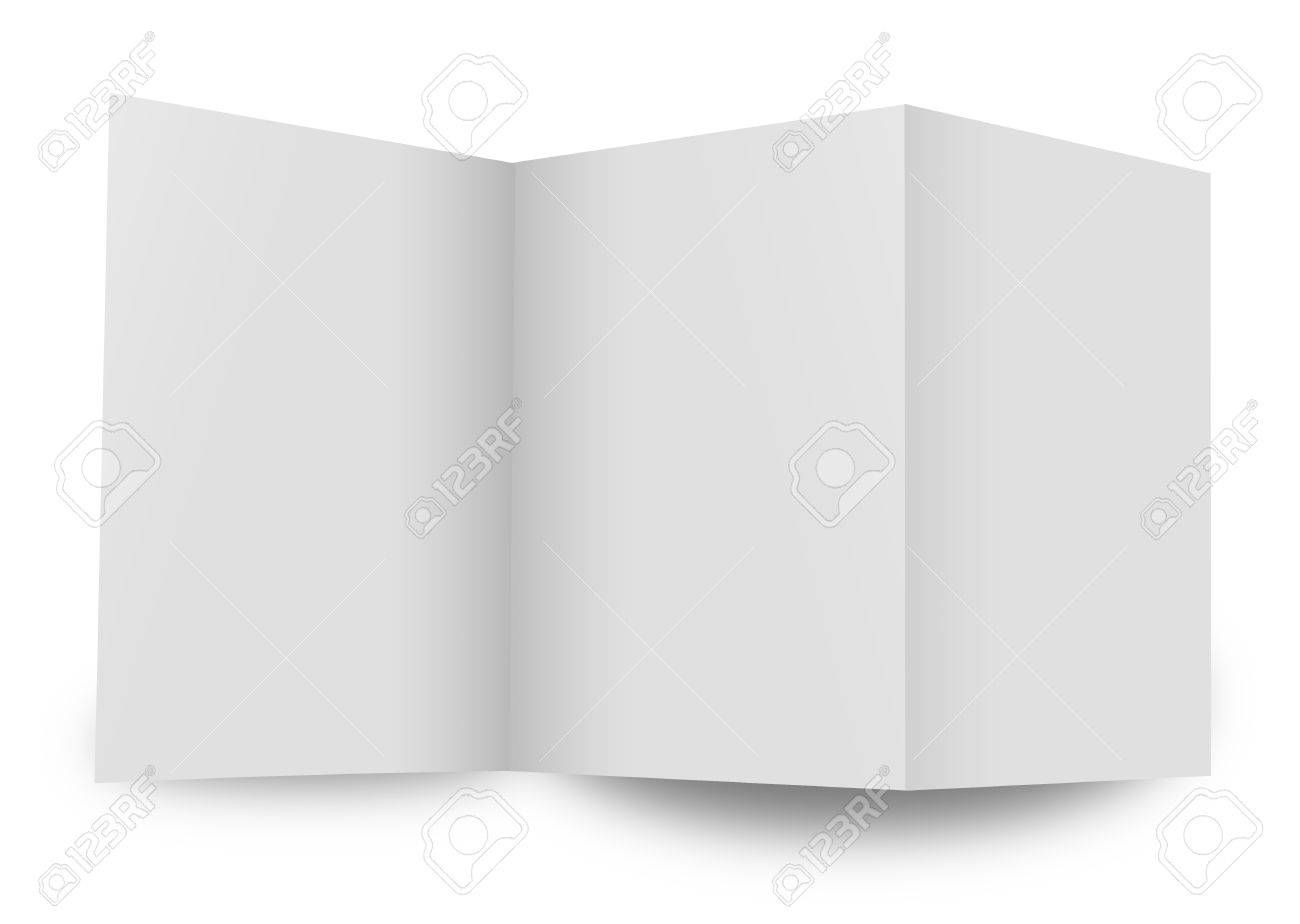 blank leaflet