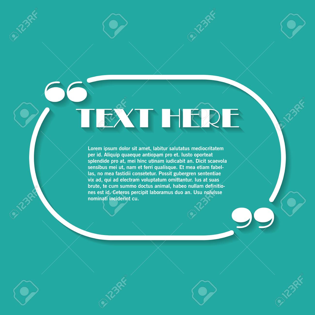 Icone De Citation Discours Modele De Bulle Avec Le Signe De Devis Symbole Clip Art Libres De Droits Vecteurs Et Illustration Image