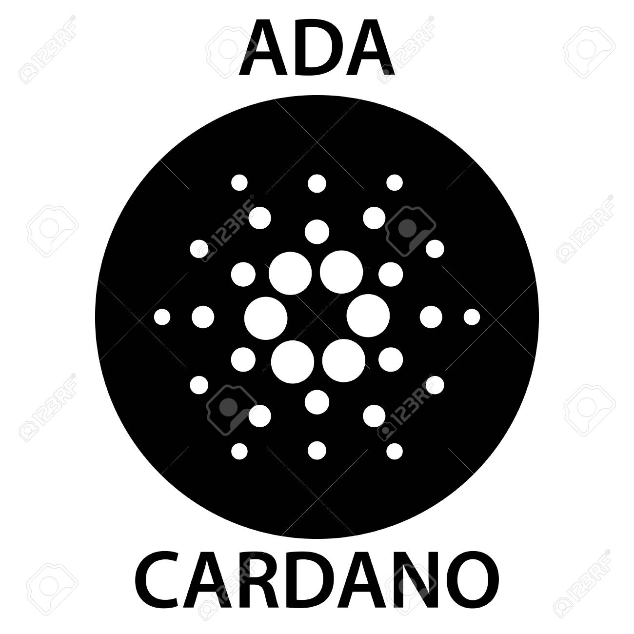 Cardano Cryptocurrency Blockchain Icon. Virtual Electronic, Internet Money  Or Cryptocoin Symbol, Logo Royalty Free SVG, Cliparts, Vectors, and Stock  Illustration. Image 102225029.