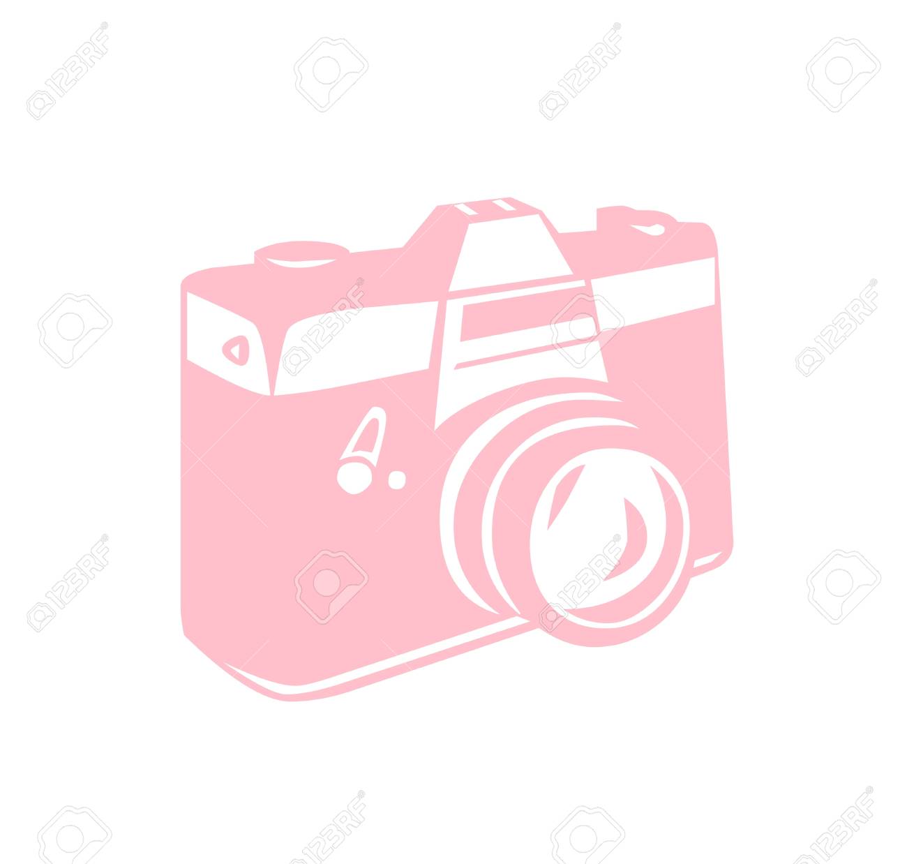 Pink Camera Stock Photo Picture And Royalty Free Image Image