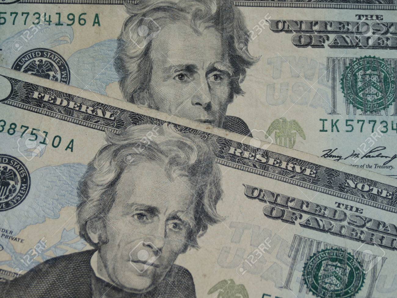 돈의 개념으로 유용한 20 달러 지폐 로열티 무료 사진, 그림, 이미지 그리고 스톡포토그래피. Image 34577839