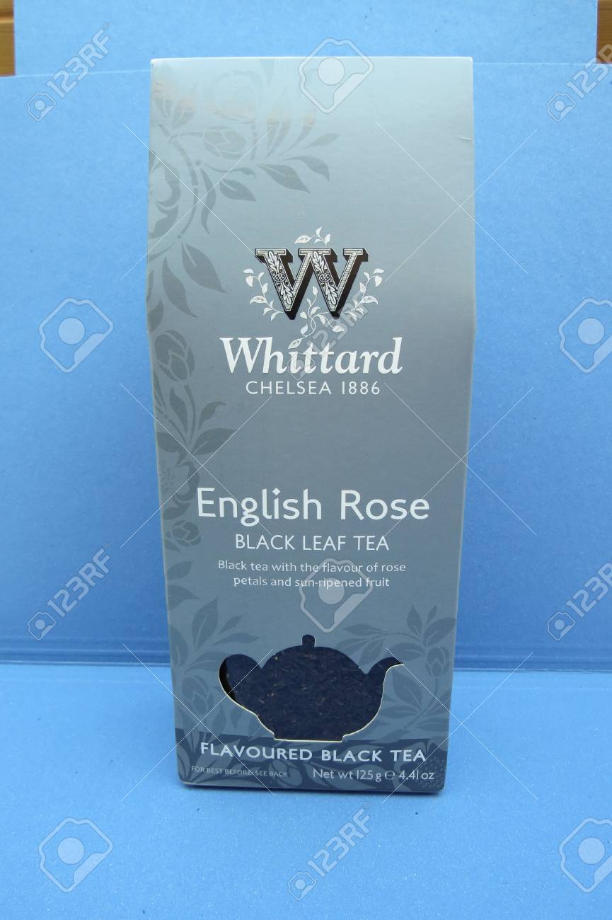 Immagini Stock London Uk Circa Marzo 16 Whittard Rosa Inglese Foglia Nera Confezionamento Di Te Image